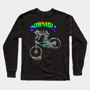 mtb downill Long Sleeve T-Shirt